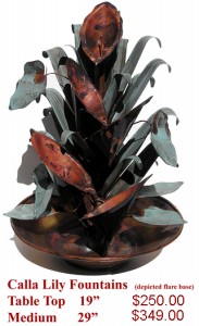 Copper Fountain Calla Lily