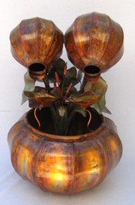 Copper Water Fountain Medium Fern Bowl