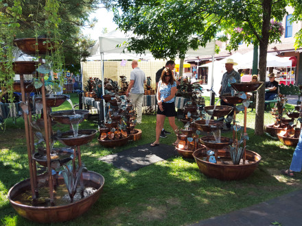 Hand Made Copper Fountains Santa Fe NM