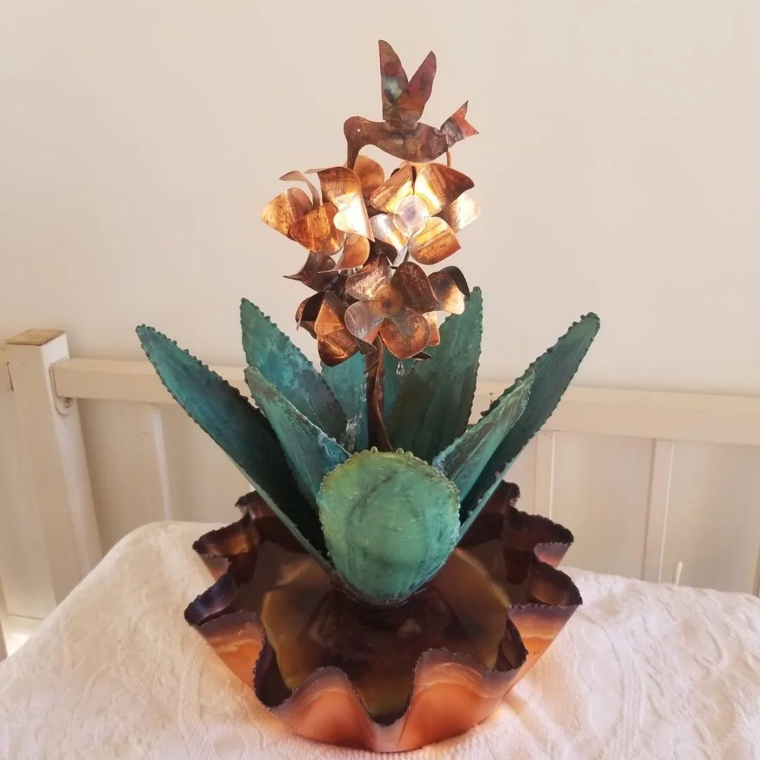 Handmade Copper Fountain by Roberto Marquez